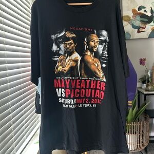Floyd Mayweather vs Manny Pacquiao boxing shirt